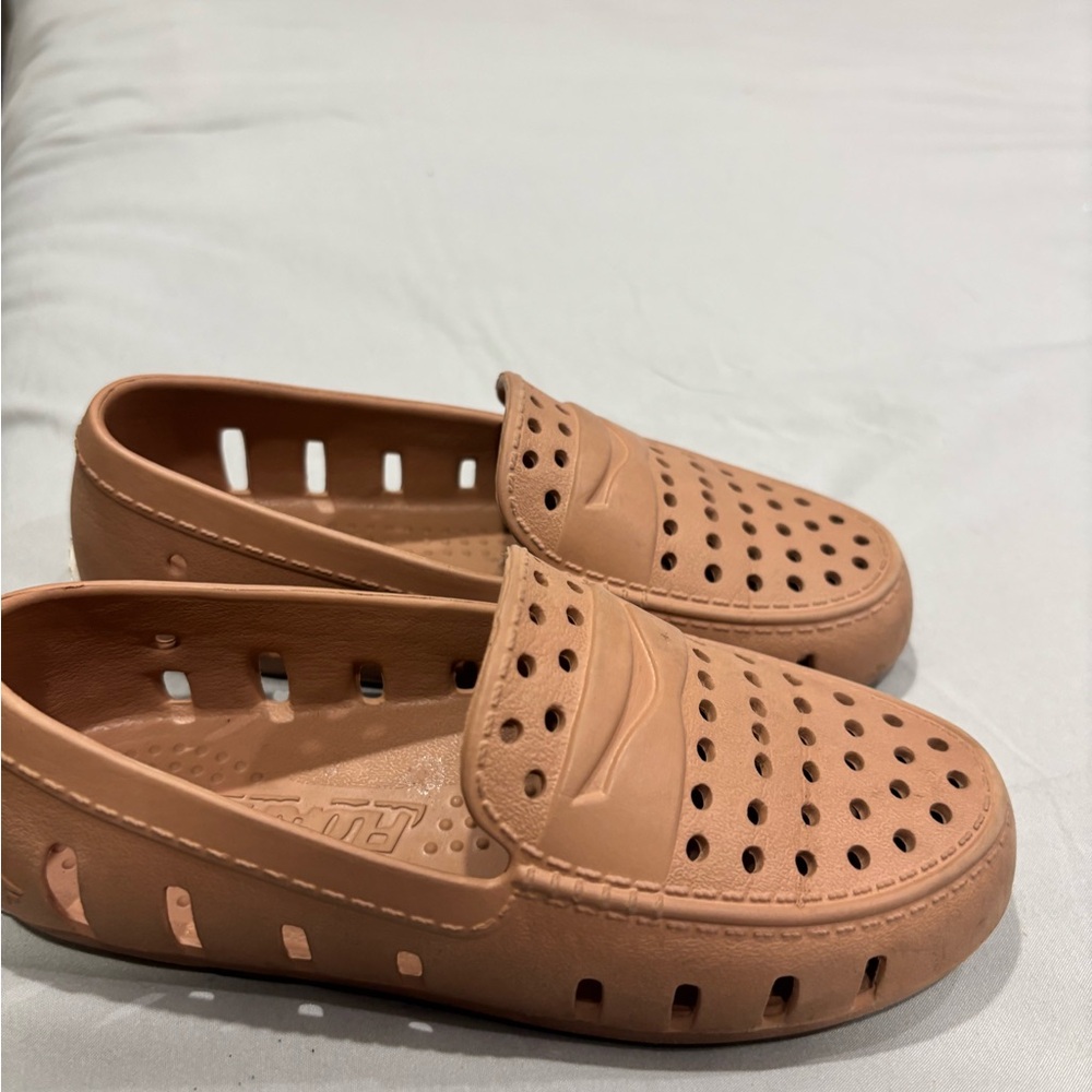 Kids Tan Floafer Loafers